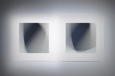« Dissolutions et chevauchements #5124 et #5126 » 2014, impressions au jet d’encre sur papier chiffon (photographie), 86.5 x 86.5, 2 éléments de 86,5 x 86,5 cm